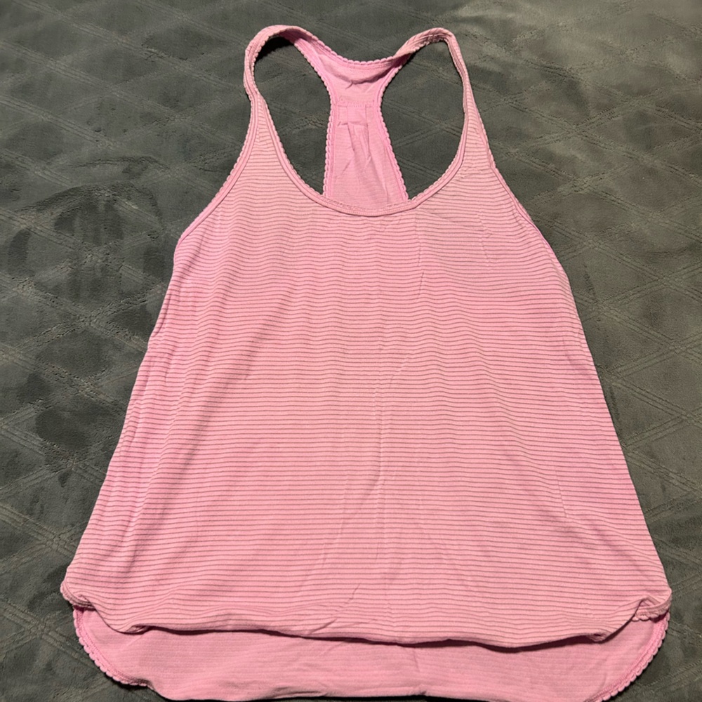 Lululemon Pink Racerback Tank Top